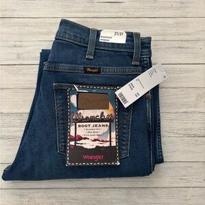 Wrangler Indigo Denim Bootcut Jeans